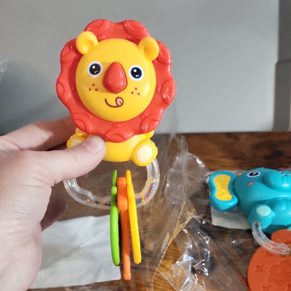 0-6 Months Teething Rattle Toys, Early Educational Toys To Develop Hand Eye